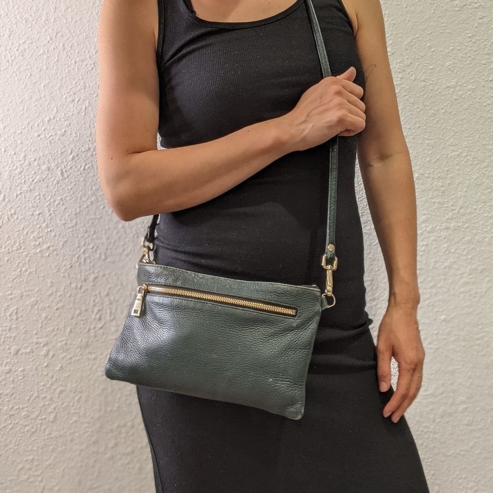 Charlie Middleton Dual Zip Crossbody Bag